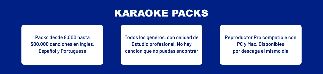 USB Packs Karaoke