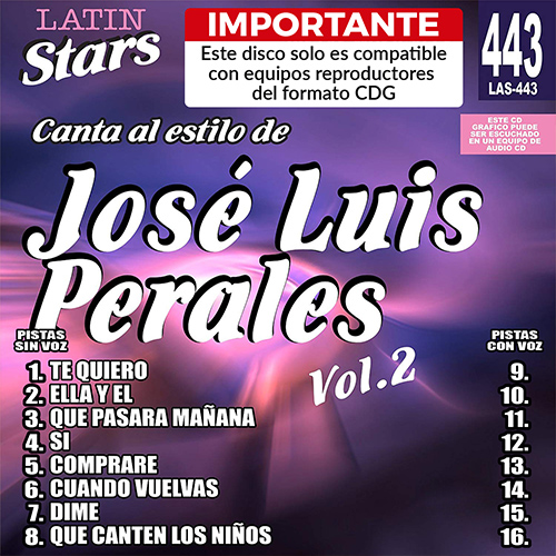 karaoke LAS 443 - José Luis Perales Vol. 2 098_las443
