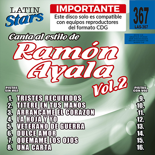 karaoke LAS 367 - Ramón Ayala Vol. 2 0a4_las367