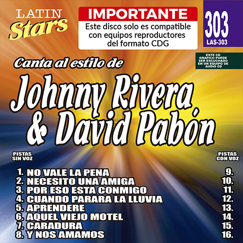 karaoke LAS 303 - Johnny Rivera y David Pabón 291_las303