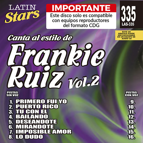 karaoke LAS 335 - Frankie Ruiz Vol. 2 2b6_las335