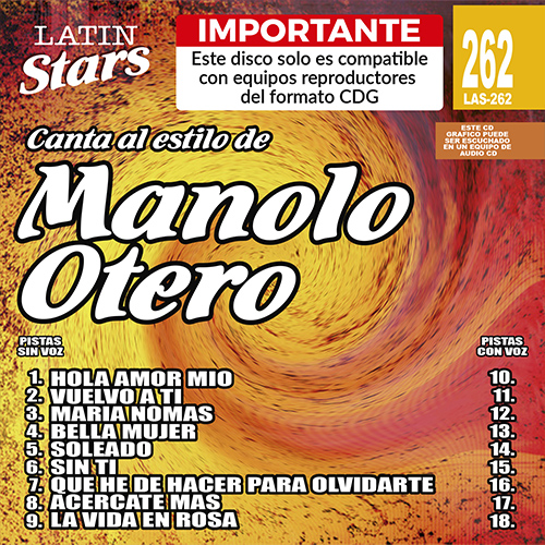 karaoke LAS 262 - Manolo Otero 2c6_las262