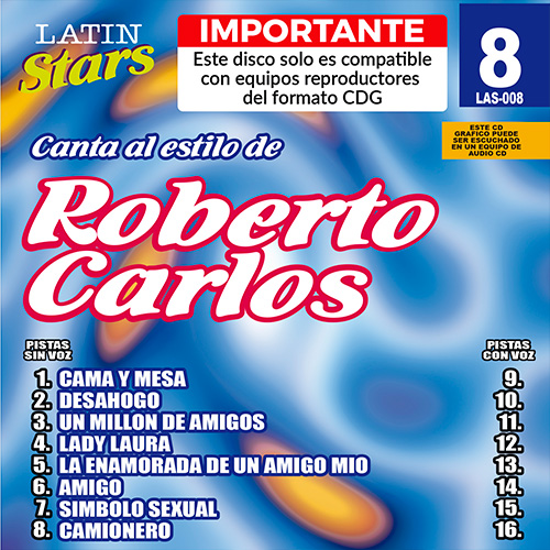 Karaoke Tropical zone Las 008 Roberto Carlos 315_las008