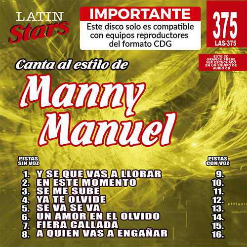 karaoke LAS 375 - Manny Manuel 4a4_las375