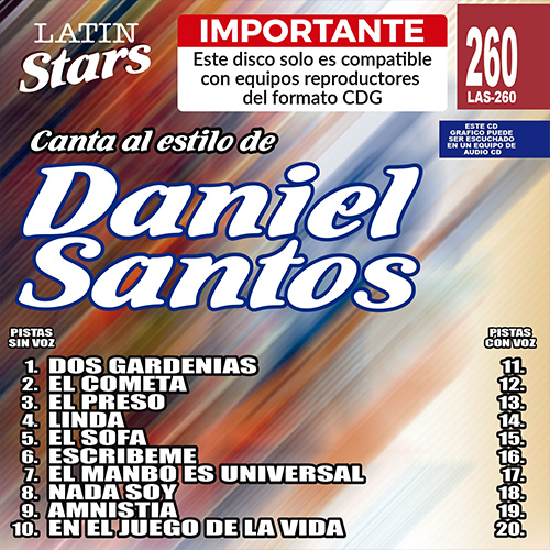 karaoke LAS 260 - Daniel Santos 514_las260
