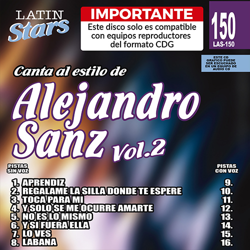 TZL-150-Alejandro Sanz Vol. 2 6c4_las150