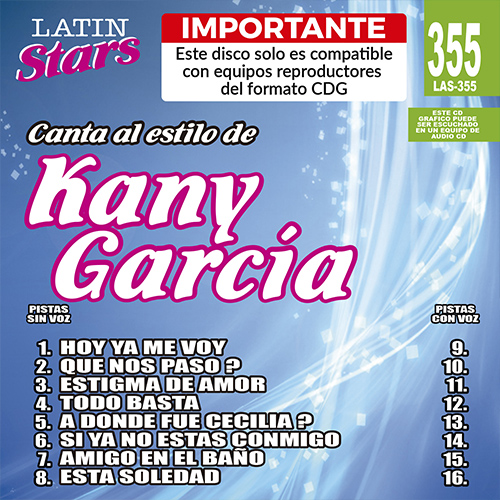karaoke LAS 355 - Kany García 90c_las355