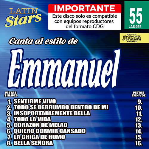 Karaoke Tropical zone Las 055 Emmanuel C02_las055
